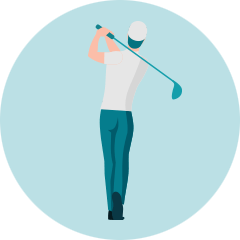 最適なゴルフスイングが身につく