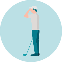 スイング改善による飛距離アップ